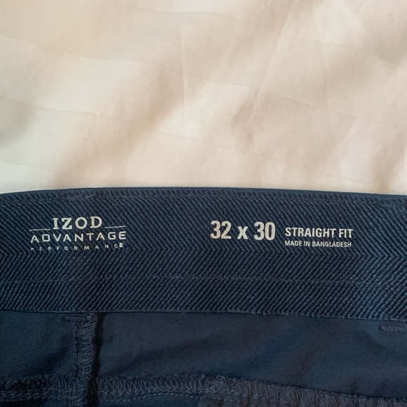Izod 34 waist navy sportsflex stretch waistband moisture wicking pants NWT - Picture 5 of 7